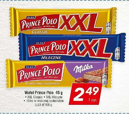 Wafel Prince Polo promocja w LEWIATAN