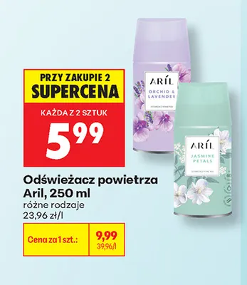 Odświeżacz powietrza Aril Orchid & Lavender promocja w Biedronka