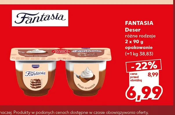 Deser Fantasia 2-pak promocja w Kaufland