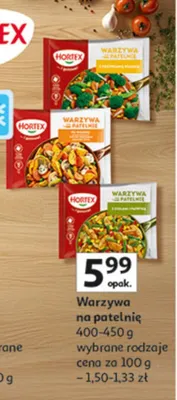 Warzywa na patelnię wybrane rodzaje promocja w Auchan