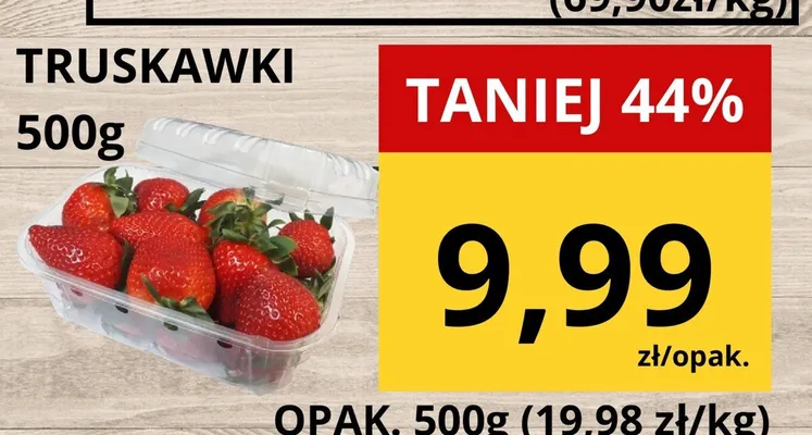 Truskawki promocja w Supeco