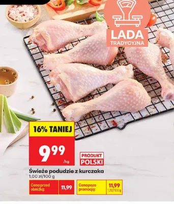 Świeże podudzie z kurczaka promocja w Biedronka
