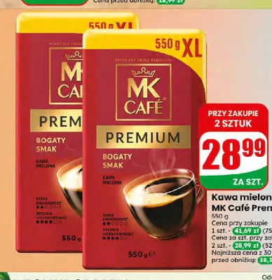 Kawa mielona MK Café Premium promocja w Dino