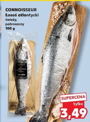 Łosoś atlantycki świeży, patroszony promocja w Kaufland