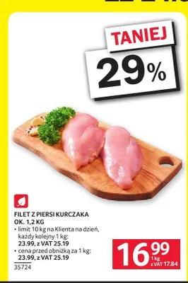 Filet z piersi kurczaka promocja w Selgros