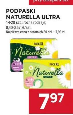 Podpaski Naturella Ultra promocja w Stokrotka