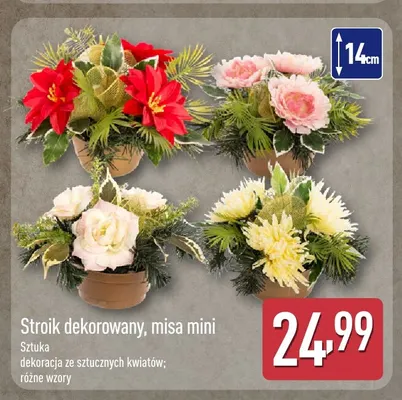 Stroik dekorowany misa mini promocja w Aldi