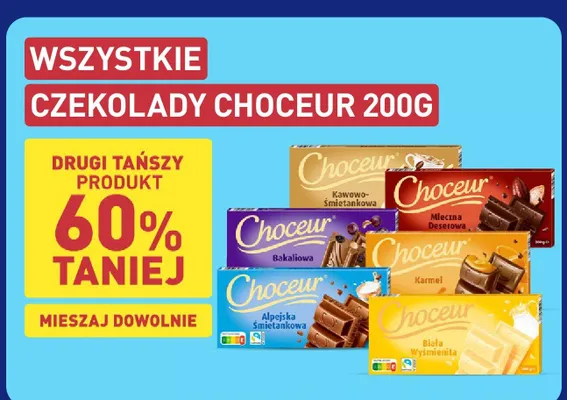 Czekolady Choceur promocja w Aldi