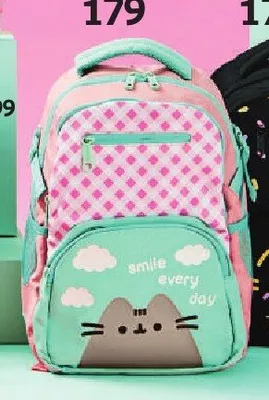 Plecak szkolny Pusheen różowo-miętowy promocja w Empik