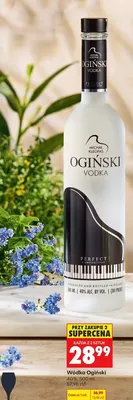 Wódka Ogiński promocja w Biedronka