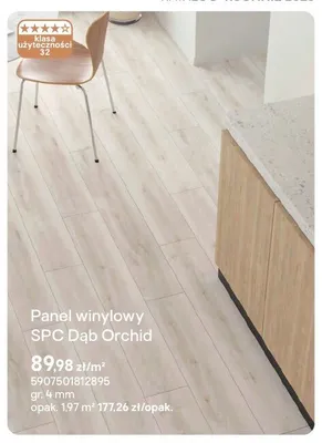 Panel winylowy SPC Dąb Orchid gr. 4mm promocja w Castorama