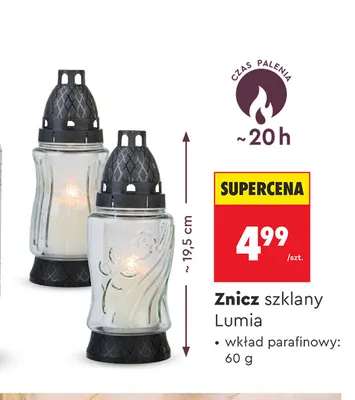 Znicz szklany Lumia promocja w Biedronka
