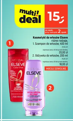 Szampon do włosów Elseve Color Vive promocja w Dealz