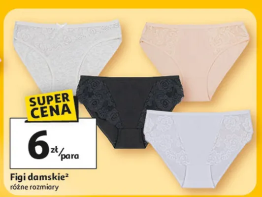 Figi damskie promocja w Auchan