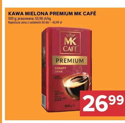 Kawa mielona Premium MK Café promocja w Stokrotka