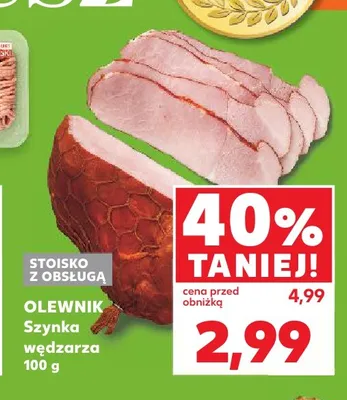 Szynka wędzarza Olewnik promocja w Kaufland