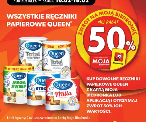 Wszystkie ręczniki papierowe promocja w Biedronka