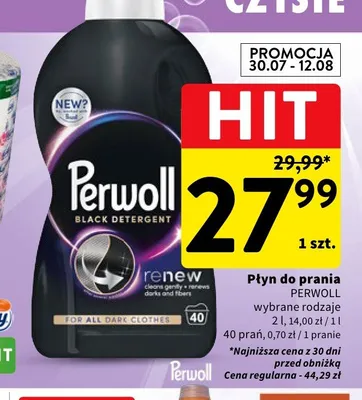 Płyn do prania Perwoll Renew promocja w Intermarche