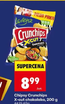 Chipsy Crunchips X-cut chakalaka promocja w Biedronka