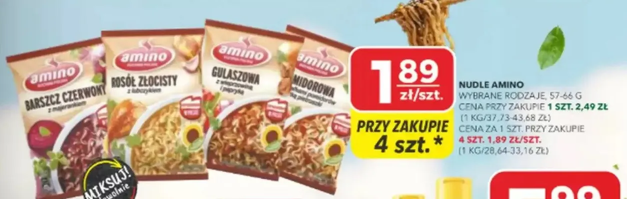 Nudle gulaszowa z boczkiem promocja w Top Market