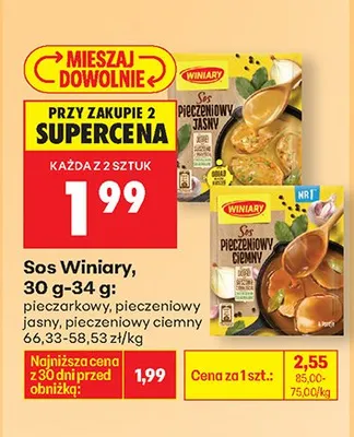 Sos pieczeniowy jasny promocja w Biedronka