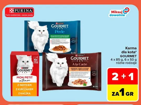 Karma dla kota Gourmet A la Carte 4-pak promocja w Carrefour Market