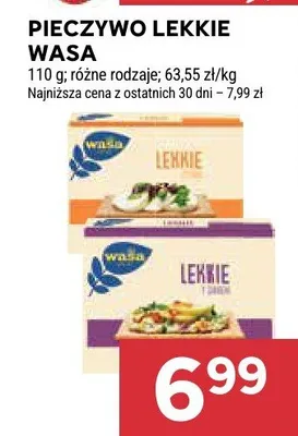 Pieczywo lekkie wasa różne rodzaje promocja w Stokrotka