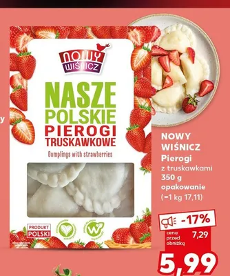 Pierogi z truskawkami Nowy Wiśnicz promocja w Kaufland
