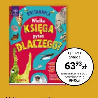 Książka Wielka Księga pytań Dlaczego? oprawa twarda promocja w Empik