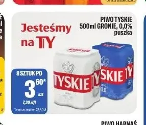 Piwo bezalkoholowe Tyskie promocja w Tomi Markt