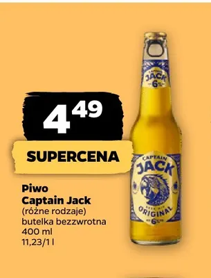 Piwo Captain Jack promocja w Netto