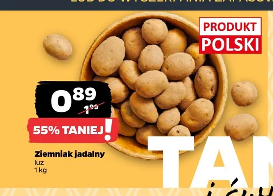Ziemniaki jadalne promocja w Netto