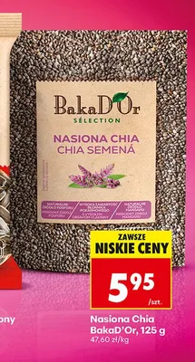 Nasiona Chia BakaD'Or Selection promocja w Biedronka
