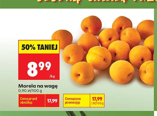 Morela na wagę promocja w Biedronka