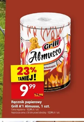 Ręcznik papierowy Grill A'1 Almusso promocja w Twój Market