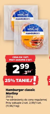 Hamburger classic Morliny promocja w Netto