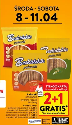 Paluszki Beskidzkie promocja w Intermarche