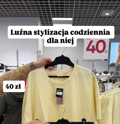 T-shirt damski Bekkin żółty promocja w Pepco