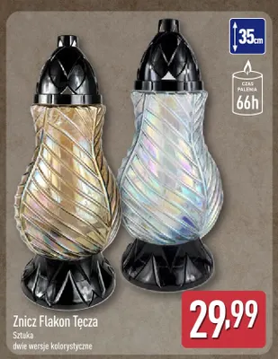 Znicz Flakon Tęcza promocja w Aldi