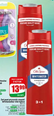 Żel pod prysznic męski Whitewater promocja w Dino