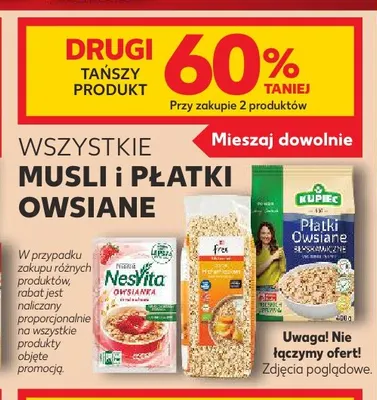 Musli i płatki owsiane promocja w Kaufland