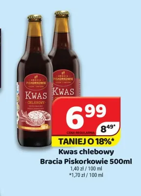 Kwas chlebowy Bracia Piskorkowie promocja w Delfin
