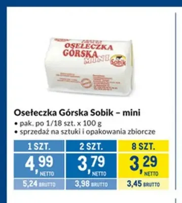 Osełeczka Górska Sobik mini promocja w Makro
