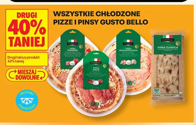 Pinsa classica Gusto Bello promocja w Biedronka