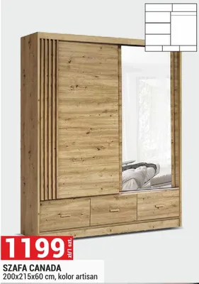Szafa CANADA promocja w Merkury Market