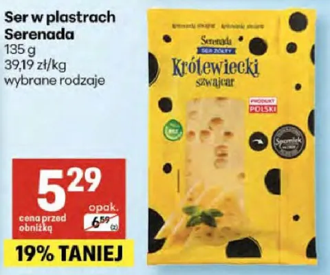 Ser w plastrach promocja w Delikatesy Centrum