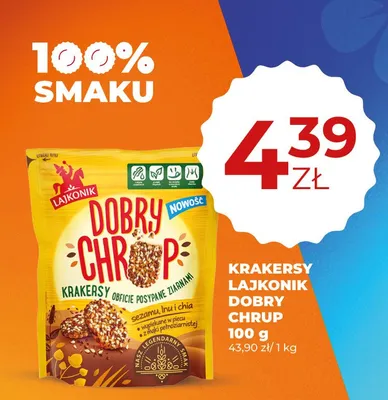 Krakersy Dobry Chrup promocja w Duży Ben