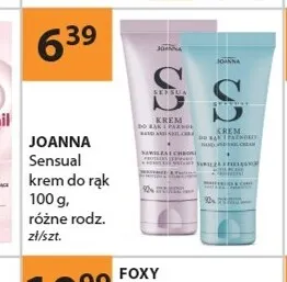 Krem do rąk Sensual Joanna promocja w Drogerie Laboo