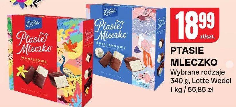 Czekolada mleczna Ptasie Mleczko promocja w Chorten