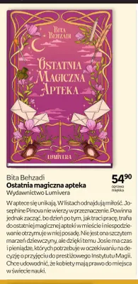 Książka Ostatnia magiczna apteka Bita Behzadi promocja w Empik